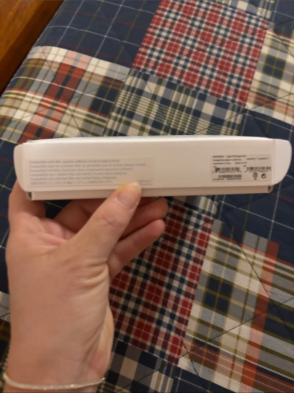 Apple USB SuperDrive White and Silver - Picture 2 of 5